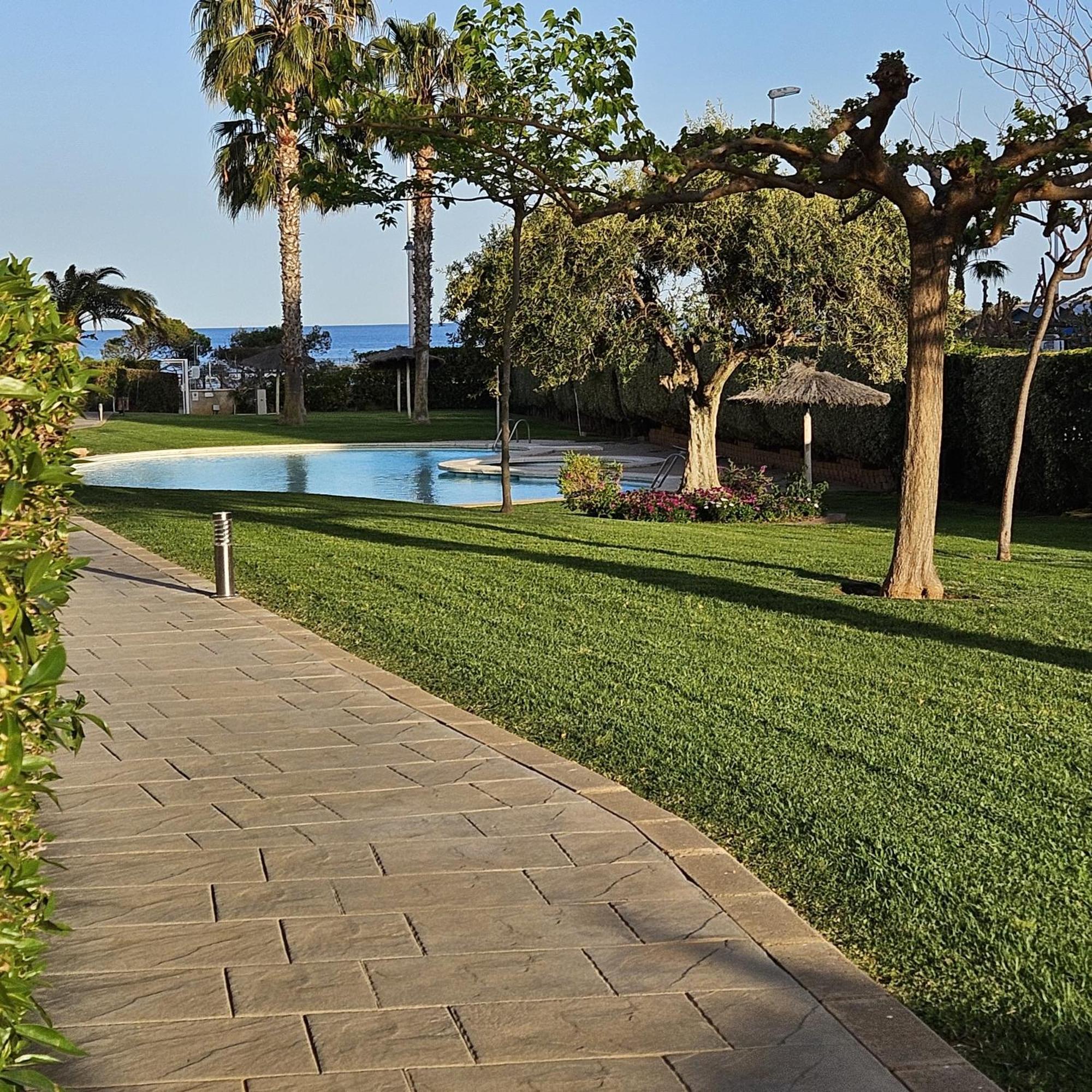 Apartamento Con Piscina En Una Preciosa Playa Alcossebre Esterno foto
